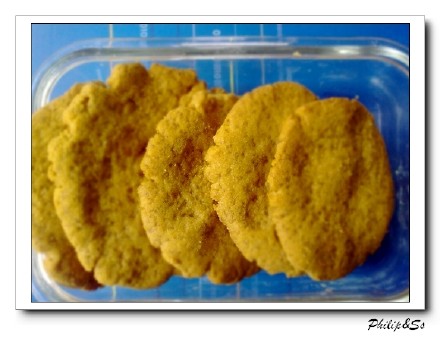 烘焙初体验-月亮可可饼干